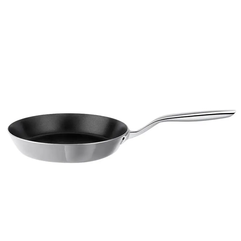 New Style Iron and Stainless Nonstick Frying Pans 1-2L Fried Egg Pan Metal 3 in 1 Frying Pan