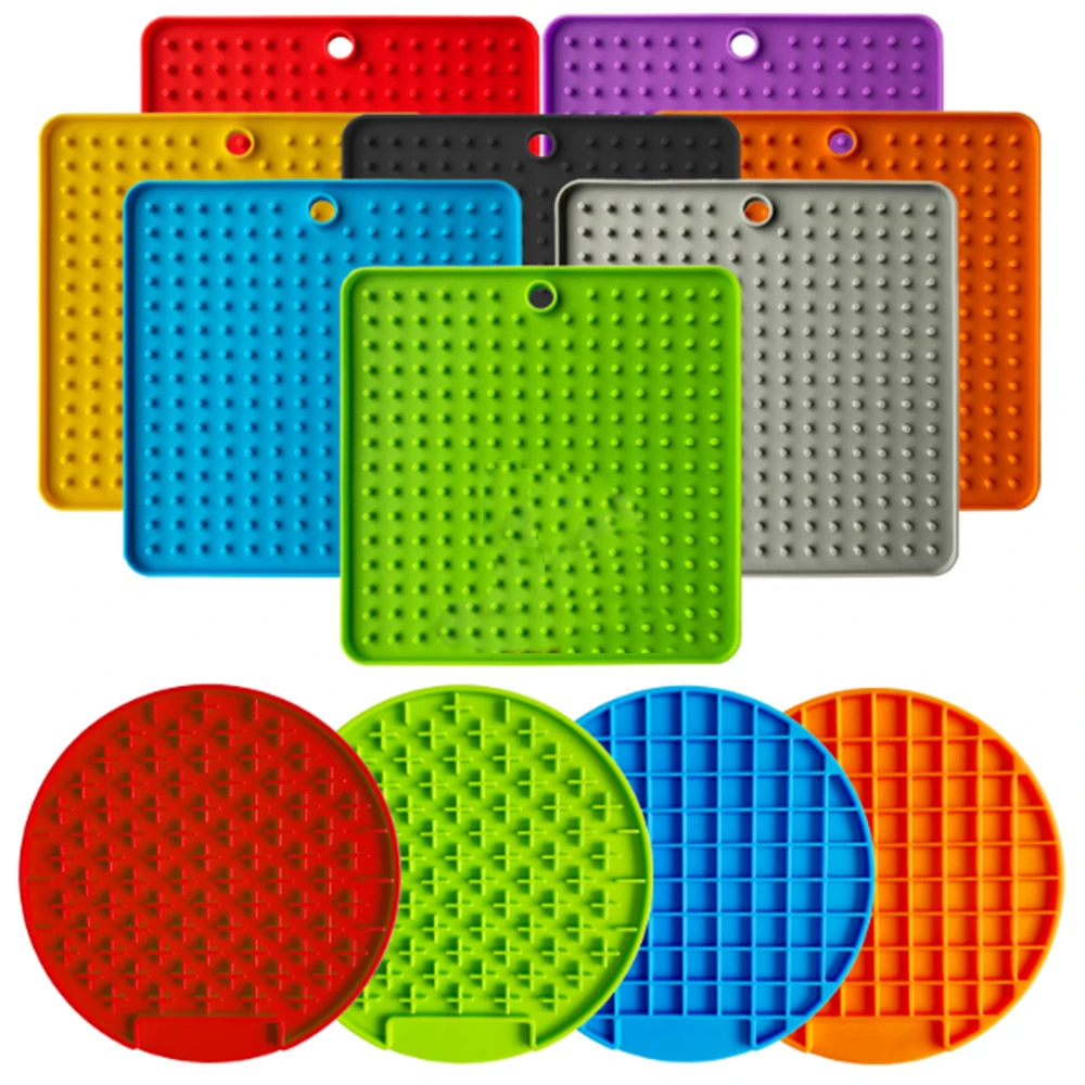 
Slow Dispensing Treater Dog Bath Peanut Butter Lick Pad for Pet Bathing Grooming And Dogs Training 