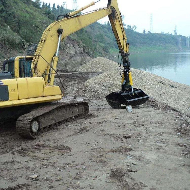 Clam shell grab shell bucket for excavators and loaders for sale