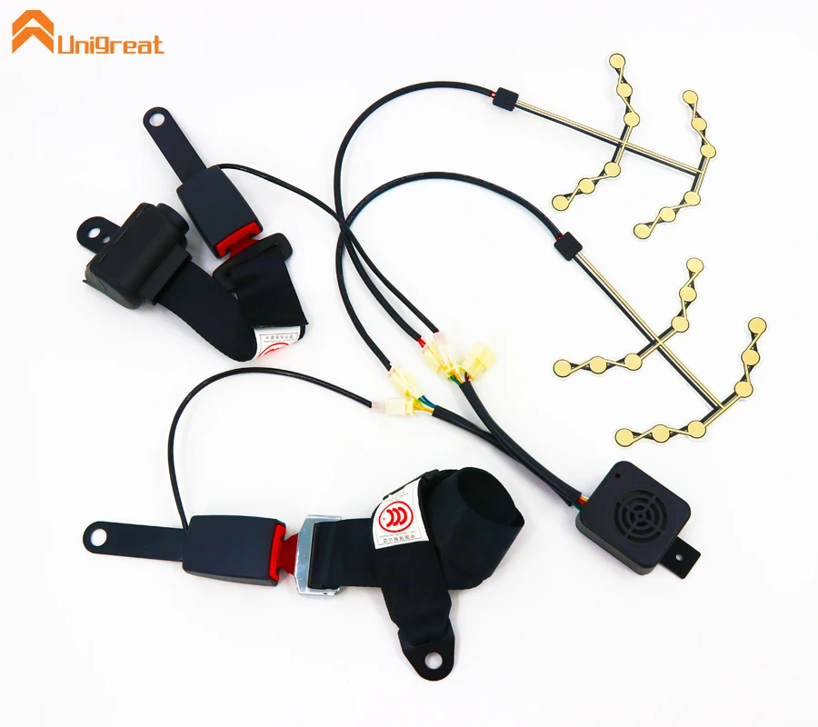
High quality School bus seat occupancy pressure sensor with Push Button Seatbelt Buckle latch 