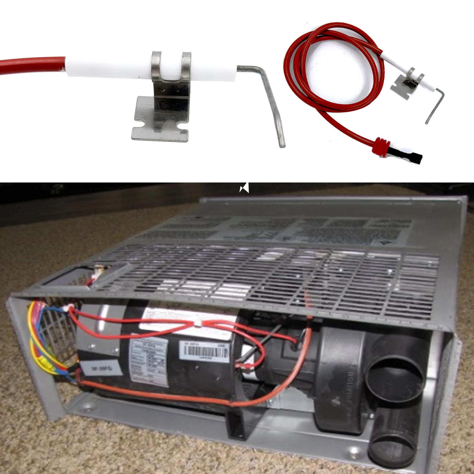 RV Furnace Replacement Parts Electrode Igniter Spark Plug Ignitor Replace for Suburban 232286 Ignition Control Ceramic