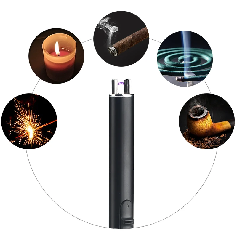  HONBAN HB-109 wholesale New Arrival Fireless Electric Rechargeable Kitchen BBQ Candle Arc usb