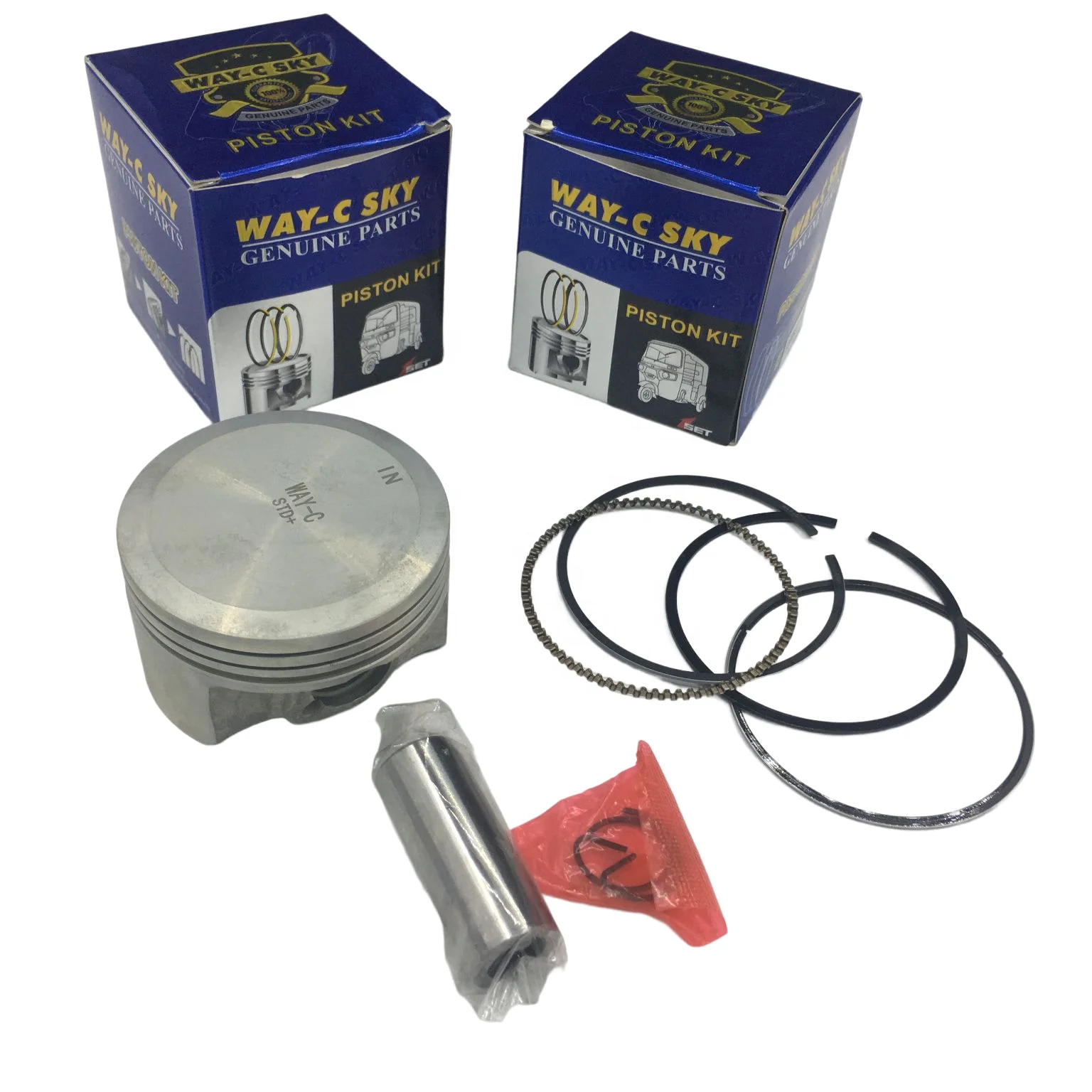 High Performance Moto Parts Piston Piston Ring TVS 200CC Motorcycle  Piston Kit For TVS APACHE RTR 200