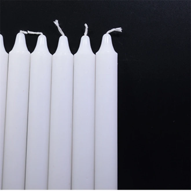 7 - 8 Hours Burning Time Taper Candle 10 Inch Taper Candles Drippless Taper Candle with straight and soft light