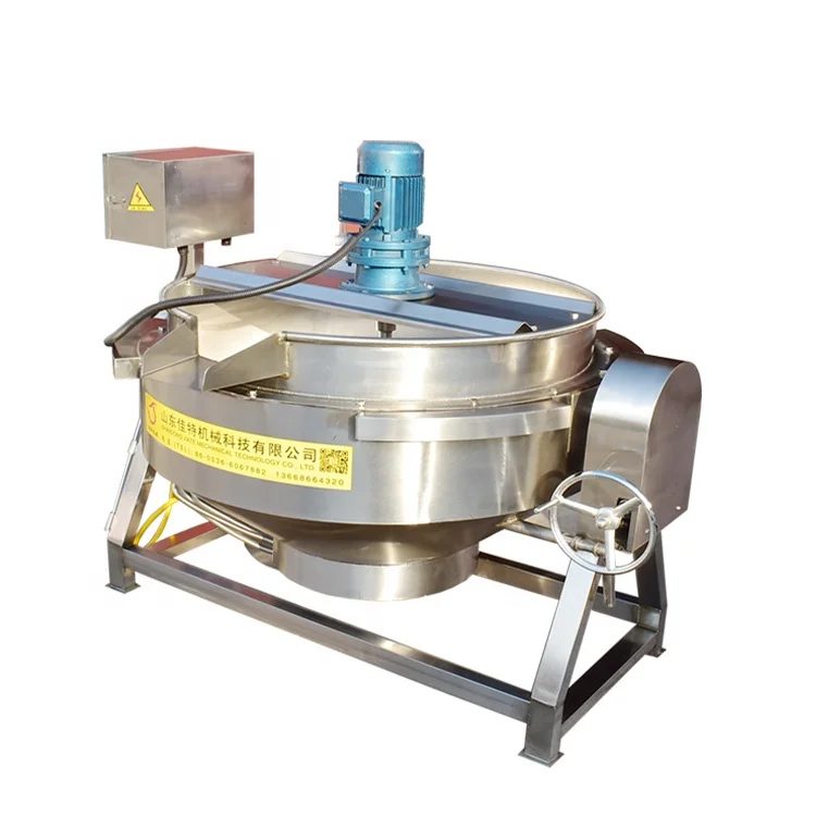 100 Litres stainless steel electrical steam jacket  cooking kettle cooker pot boiler