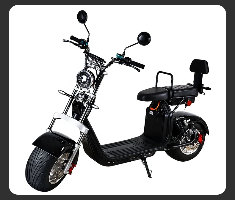 EEC approved citycoco electric scooter with 2000W power at 65km/h speed for adult
