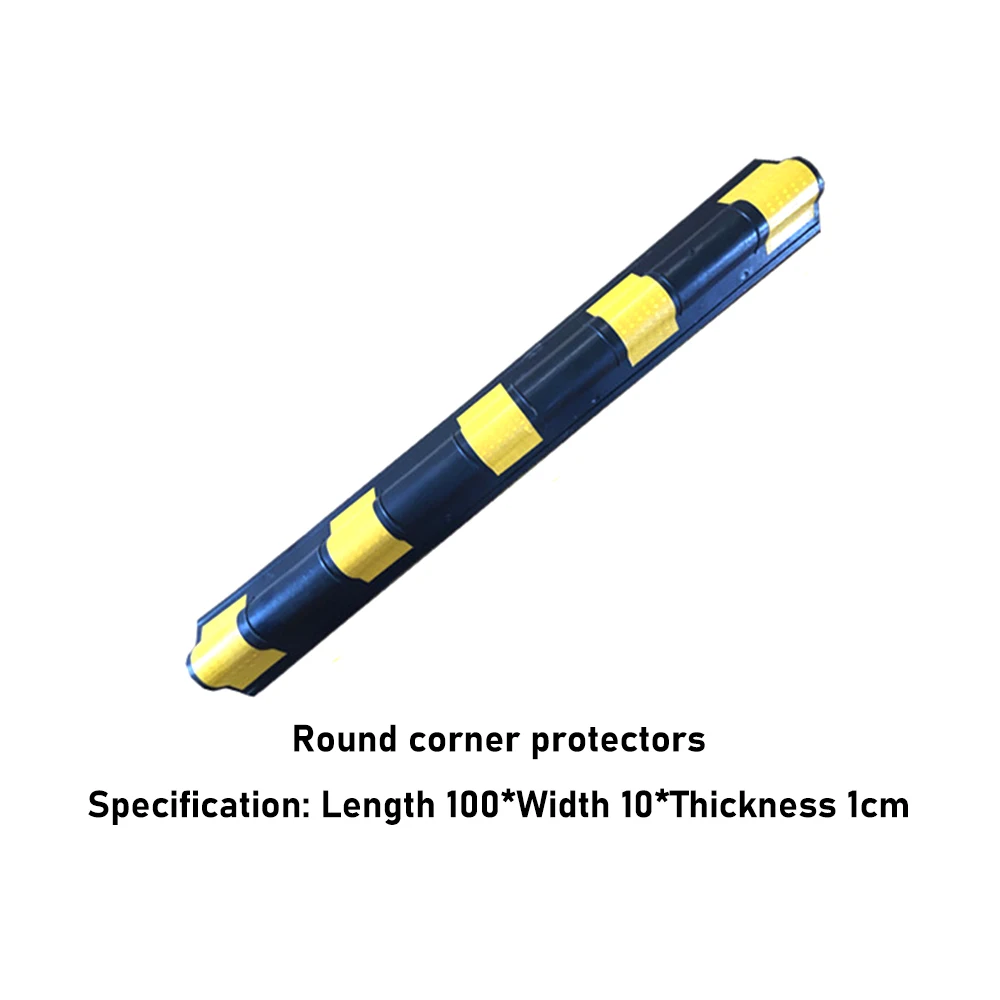Hot Selling Hospital Garage Corner Guard Protector High Reflective Rubber Corner Guard for Car Parking