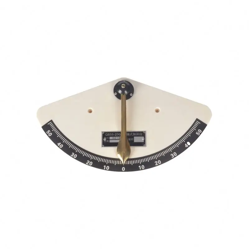 IMPA Marine plastic 55 degree inclinometer  pendulum inclinometer for boat with brass indicator