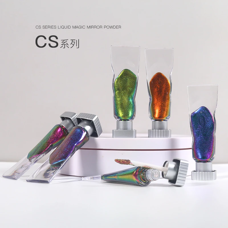 FEISHI NEW FASHION LIQUID MAGIC PIGMENT MIRROR EFFECT CHROME NAIL POWDER