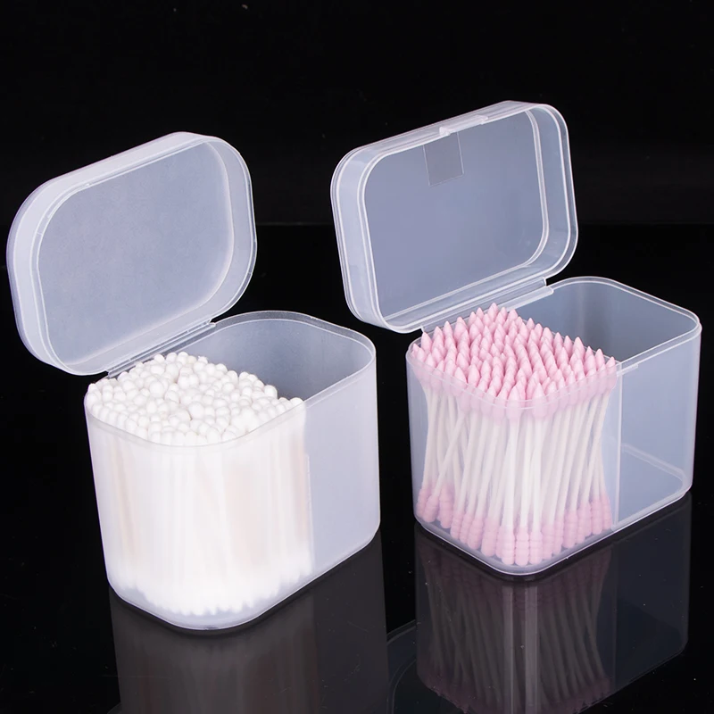 Подгонянная двухсторонняя коробка для хранения ватных тампонов