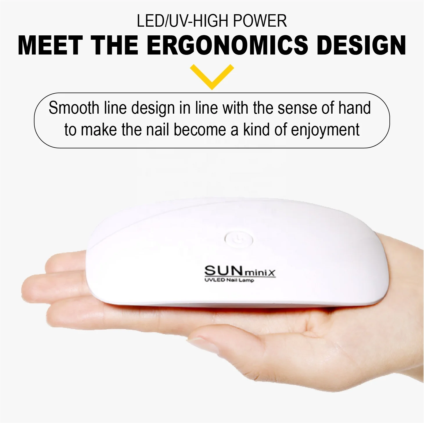 
Hot Selling Portable Nails Supplies Salon Nail Gel Polish Quick Dryer Sunlight Mini UV Led Nail Lamp 