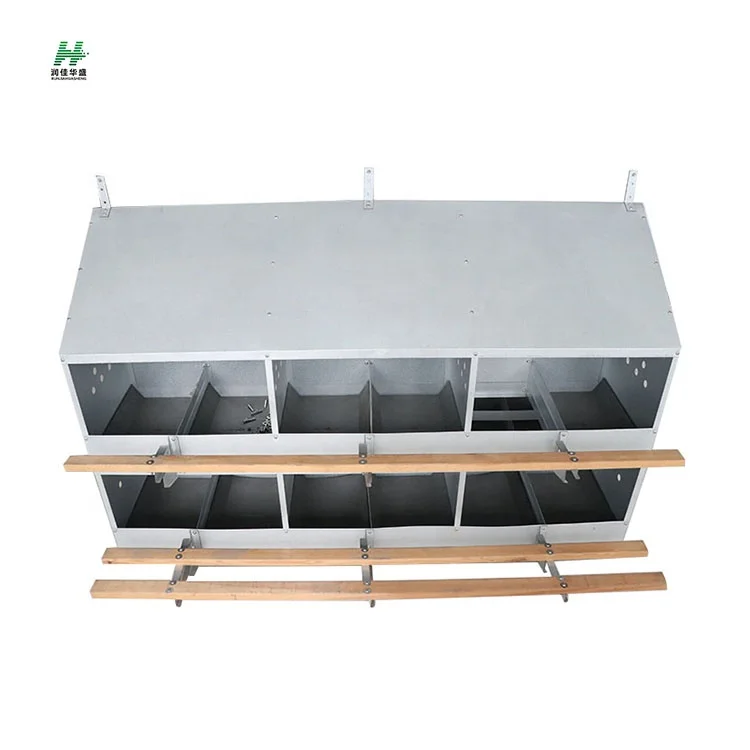 Poultry Hens layer Coop Farm House Layer Chickens Nesting 24 Holes Boxes