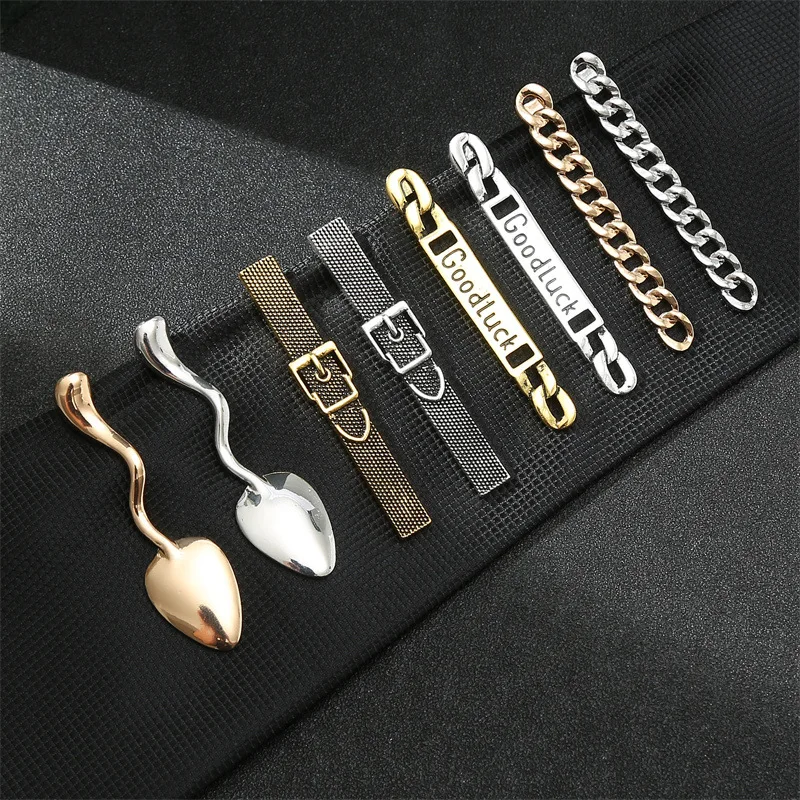 Personalized Men Tie clip set Fashion Tie pins, Tie bars (1600462832930)