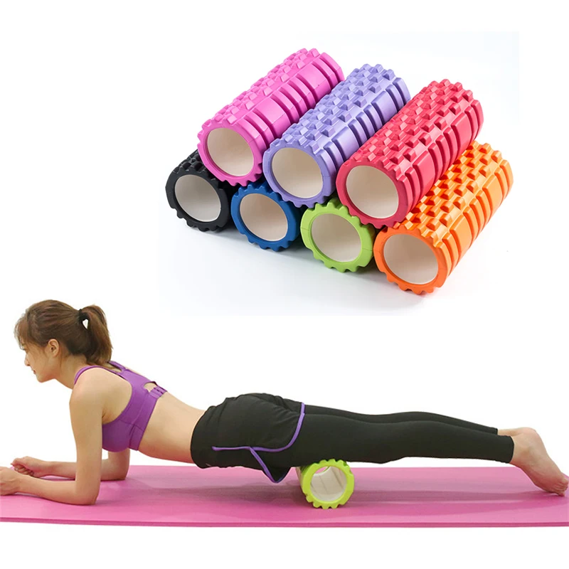 China Eco-friendly EVA balance grid hollow yoga foam roller