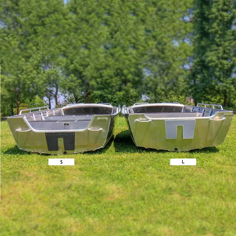 Top rated small lake freshwater welded aluminum river fishing boats with low price
