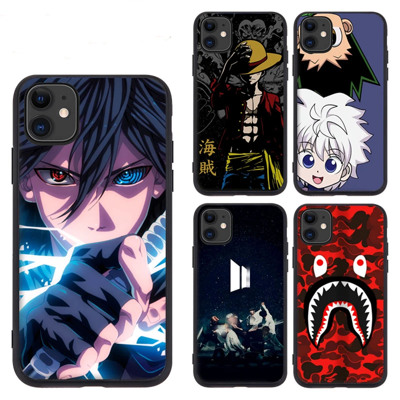 Custom Narutoing Phone Case Anime Phone Cover Cartoon Design Phone Case Custom Logo For iPhone 1213 Samsung S21 All Android Cell