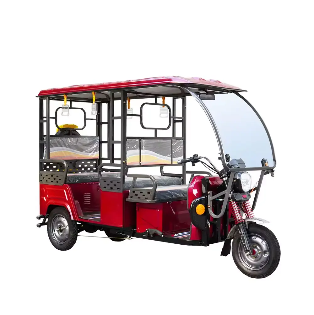 New Style Adult Passenger Electric Tricycle 900W Power Long Distance 100KM Motorized  Fat Tire Cargo Tricycle Electric Tuk Tuk