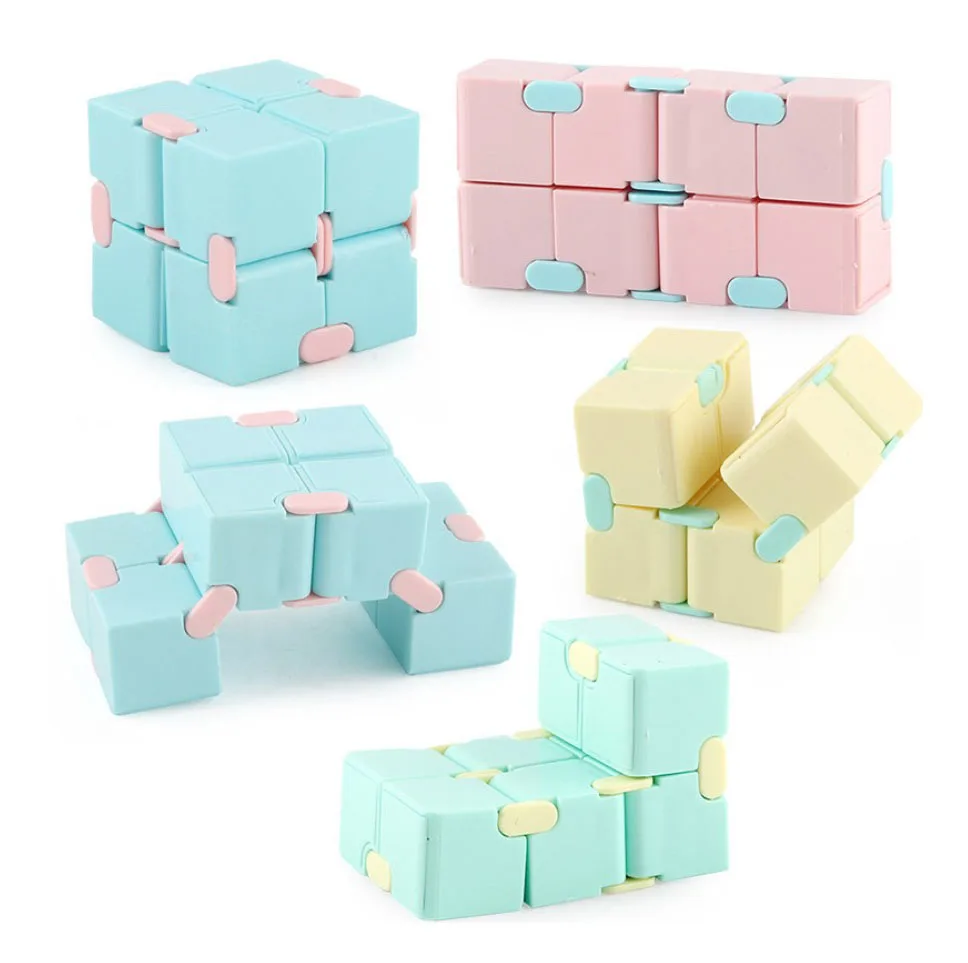 Hot sale stress relief Colorful ABS infinity cube Fidget toys fidget