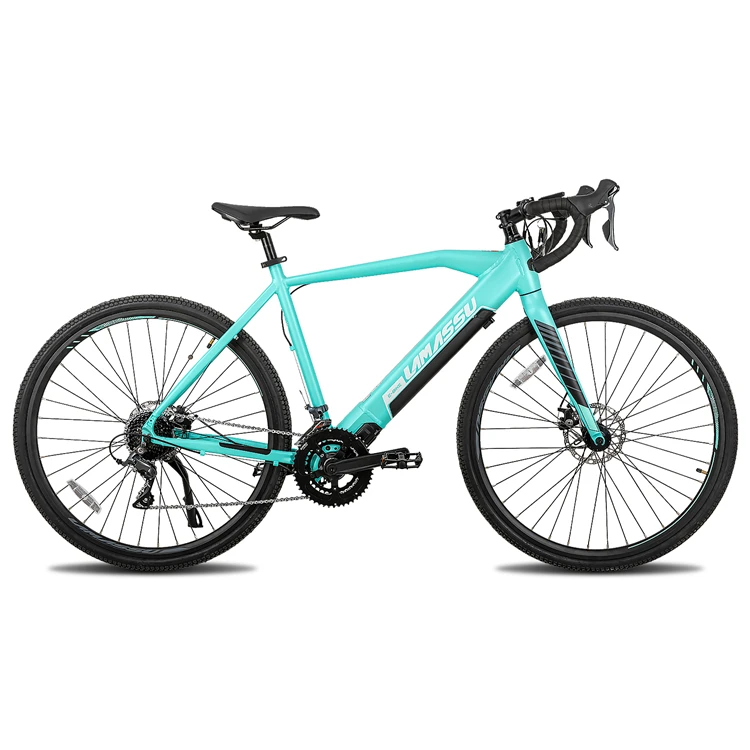 Бесплатная доставка со склада в США 36 250 Вт Средний приводной двигатель 700c гоночный электровелосипед из алюминиевого сплава Электрический гравийный велосипед