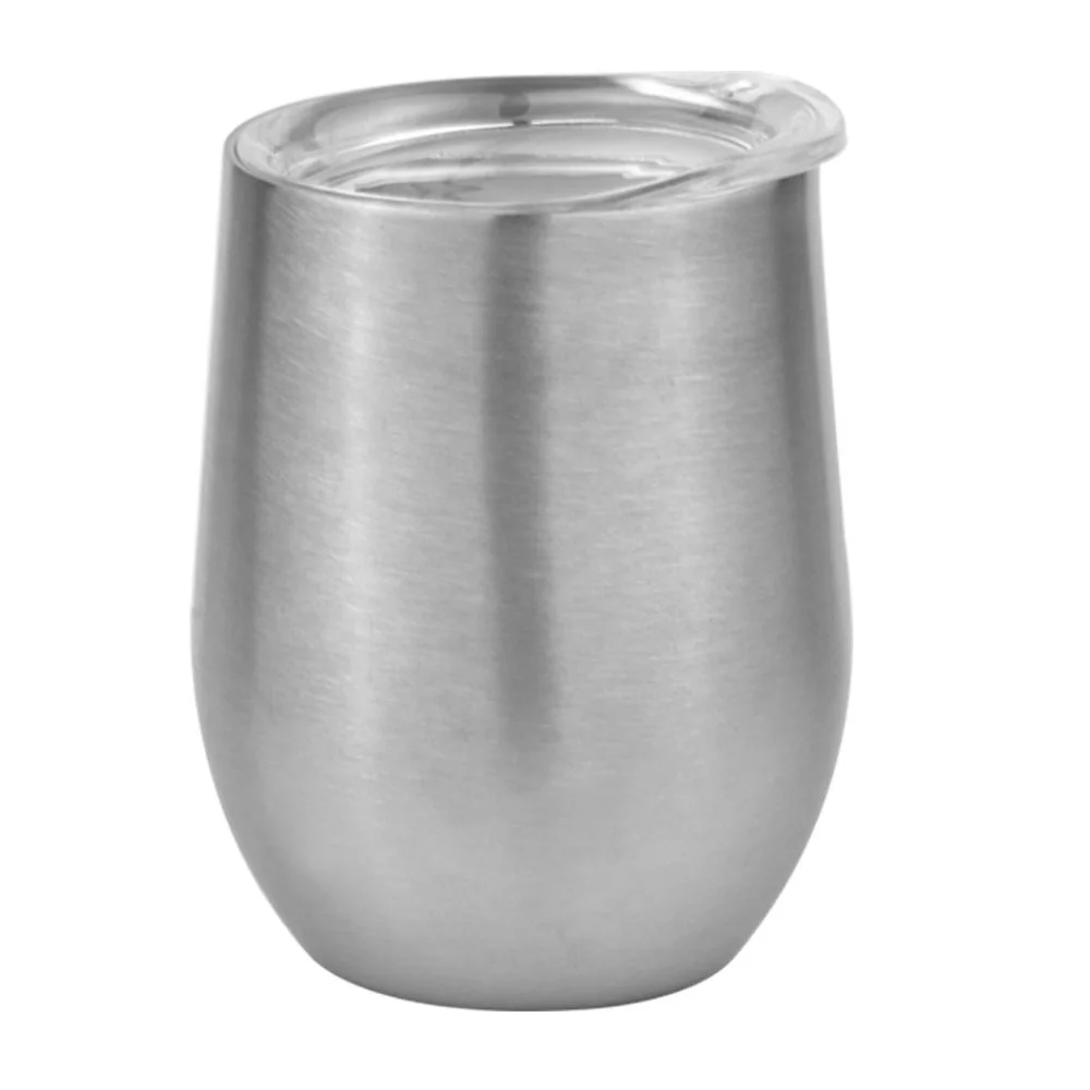 Promotional Gifts 12 oz Thermo Beer Cooler Stainless Steel Cocktail Tumbler Double Wall Glass Insulated wine with Lid