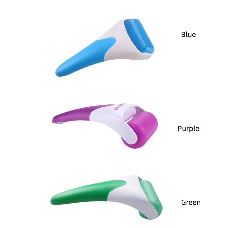 Hot Selling Gel Ice Roller Cooling Face Roller Stainless Steel Massage Skincare Tool Home Travel Use Facial Eye Body Massager