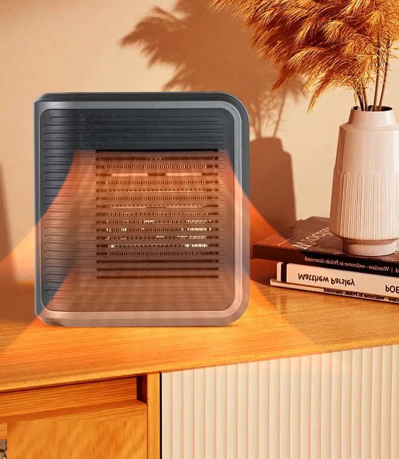 800W Wall Hang Type PTC Electric Home Heater Digital Display Touch Control Mini Office Room Household Fan Warming Heater
