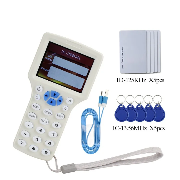  Карта NFC копировальный Дубликатор duplo и 10 Частота программист карты RFID считыватель