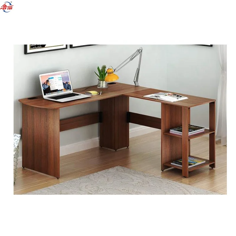 latest computer table design wooden computer desktop table