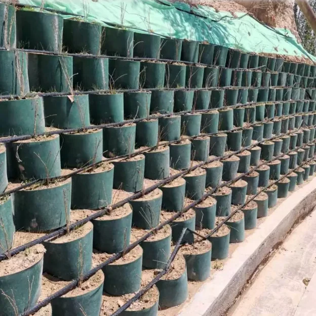 
100% original material flat surface steep slope protection design gravel grid geocell network 