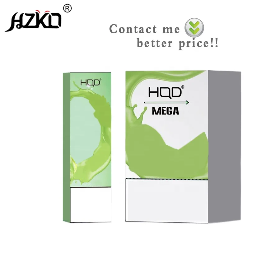 100% Аутентичный HQD MEGA 1800p 26 различных цветов в наличии Быстрая доставка упаковка