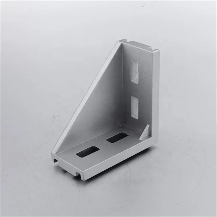 profile accessories 310.07/370.07 Die-cast Alu corner bracket with nylon cap Sample available
