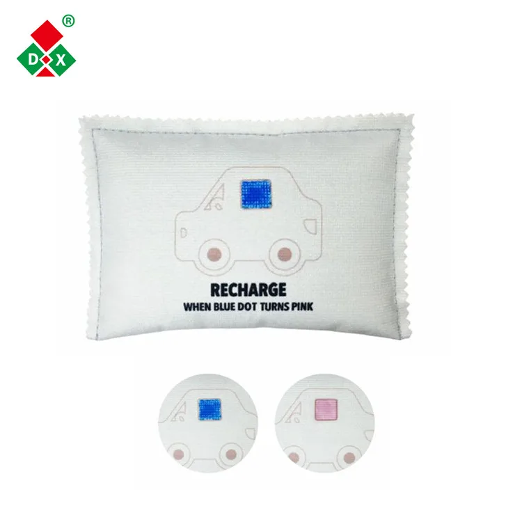 Factory Direct Delivery Reusable White Desiccant Silica Gel Car dehumidifier bag 100G 235G 350G 1000G grams custom