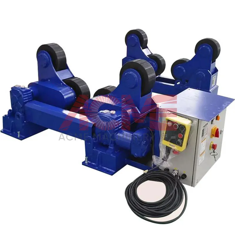 Tank Pipe Welding Turning Rolls Manufacturers 100 Ton Welding Rotator Machine