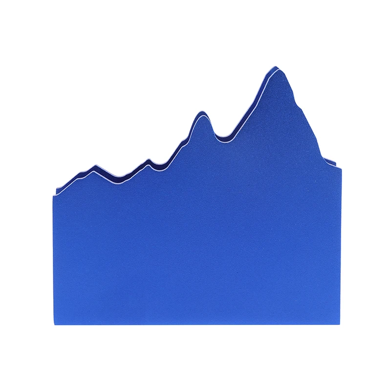 Customized Blue Anodized Aluminium Extrusion Wall Art Decoration Base Napkin Holder