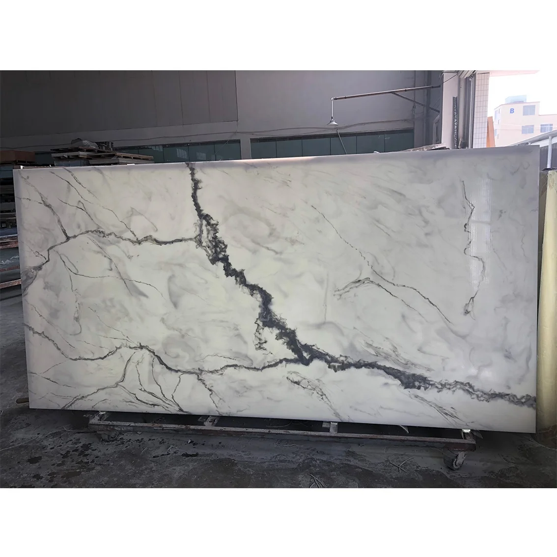 interior wall panel thin alternative marble sheet manufacture