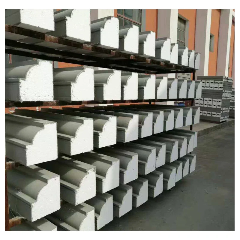 Construction material EPS line columns decoration material foam cornice line foam moulding production