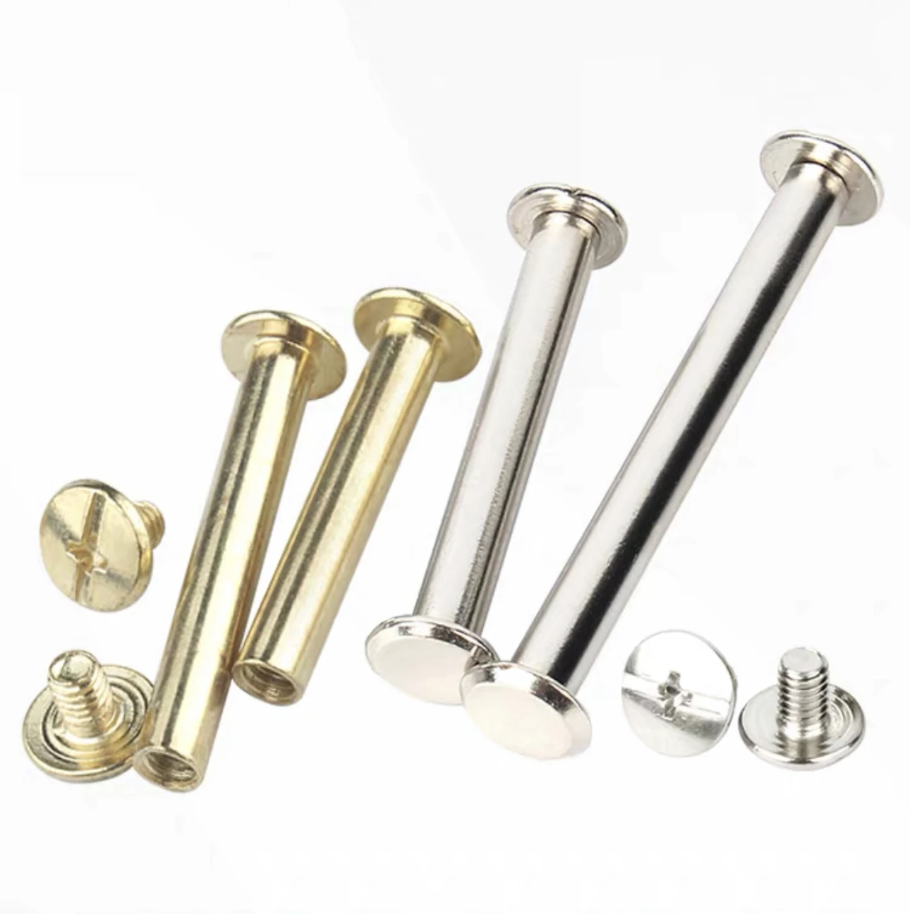 Steel M6 M8 Nickel Plated Male and Female Furniture Connecting Screws