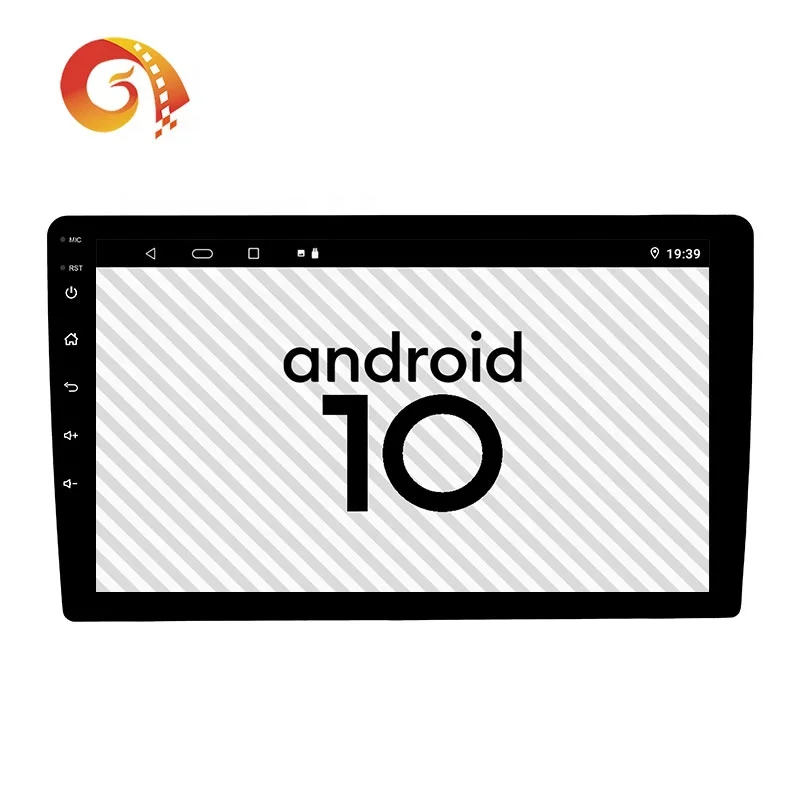 1001A10D Универсальный 10 дюймов Android 2din автомобильный Dvd плеер беспроводной Carplay автомобильная стереосистема с DSP RDS