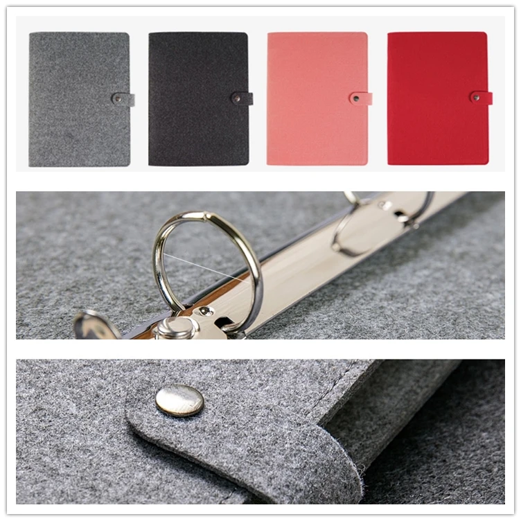 2021 New Designed A4 Felt Diary Note Book Cover