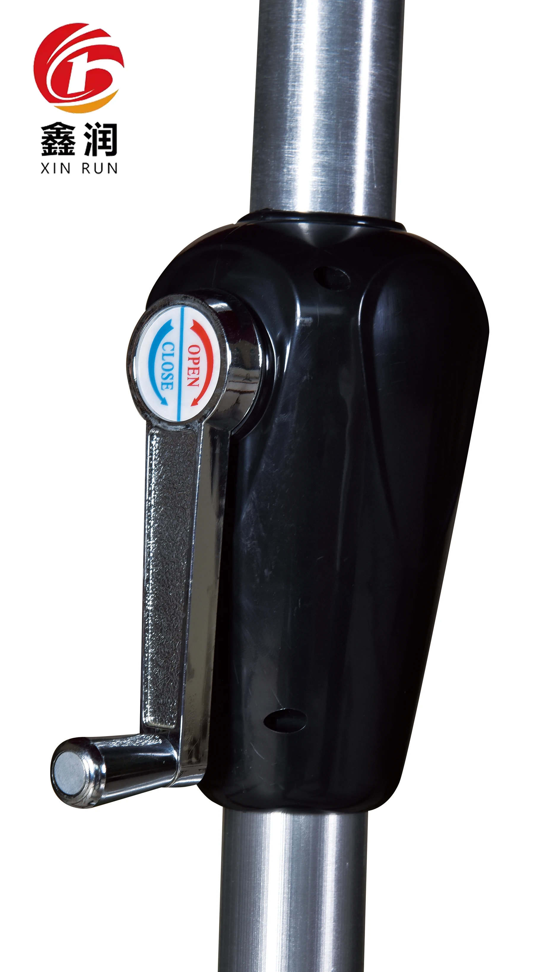 Hand-cranked beach umbrella High-strength bones Windproof and waterproof garden umbrella