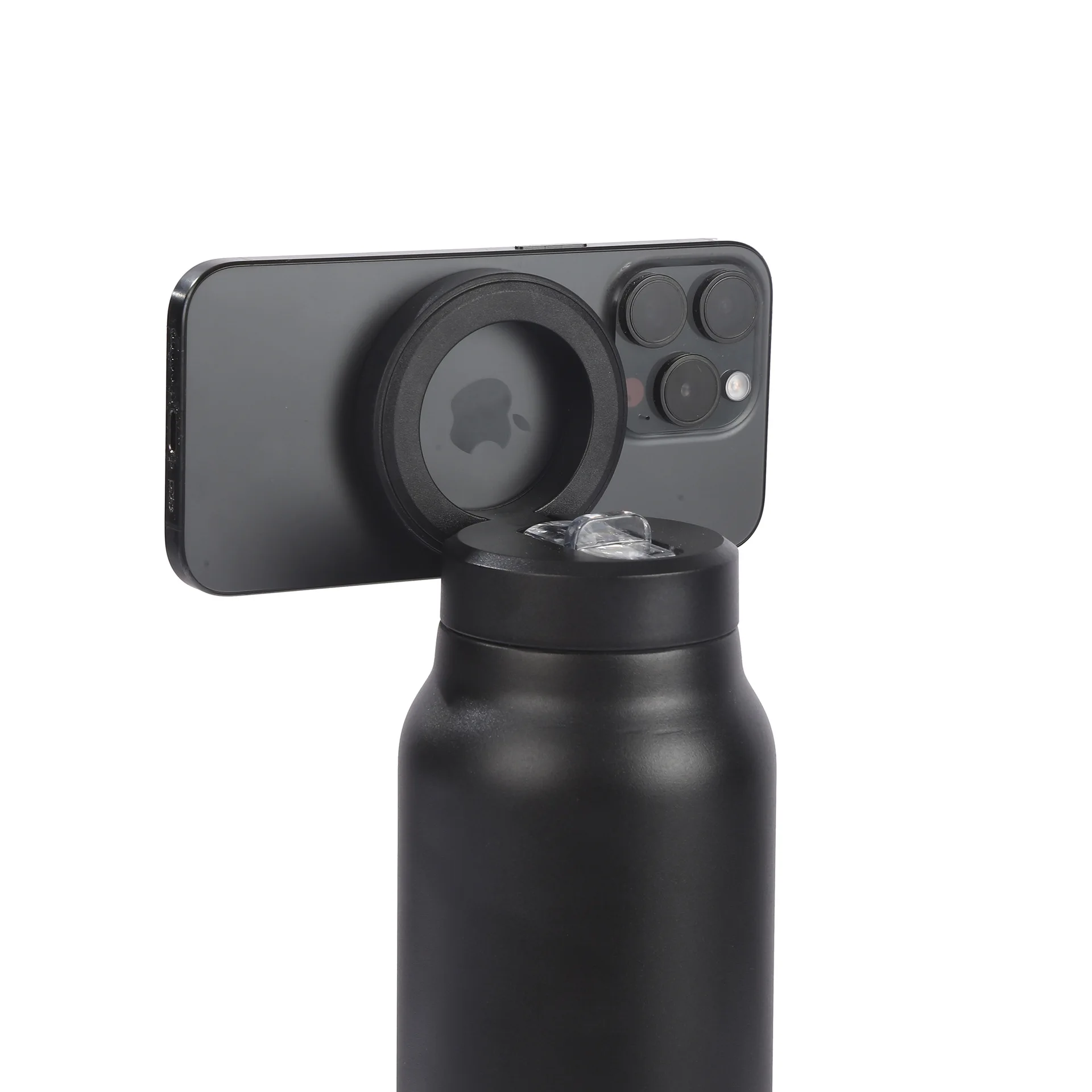 24 унции совместимая с MagSafe Изолированная бутылка для воды из нержавеющей стали магнитным держателем телефона