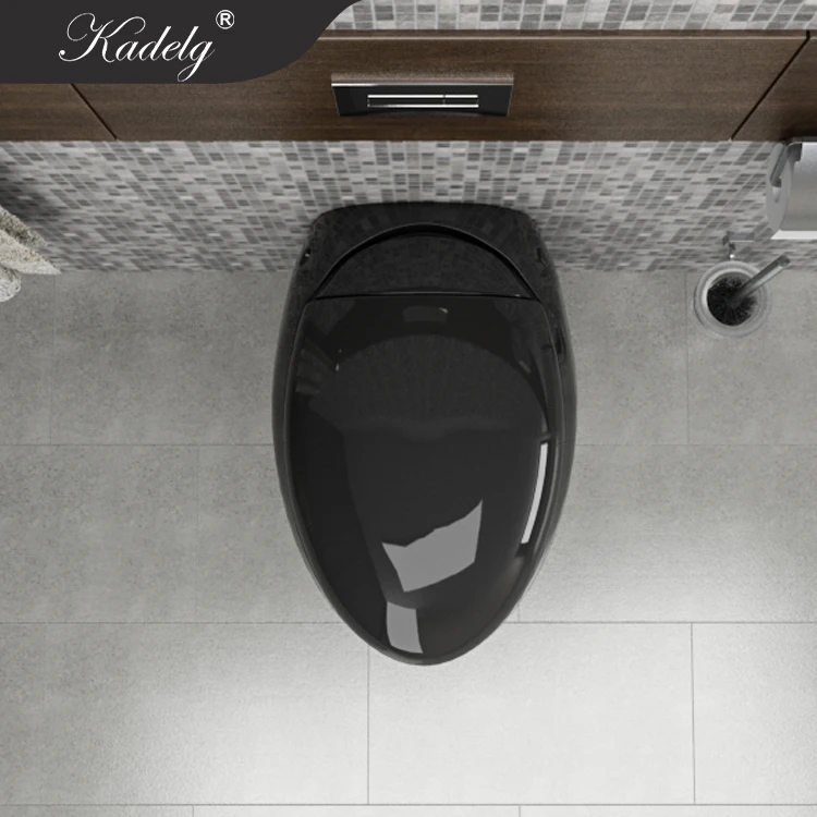 UK Design Sanitary Ware Black Wall Mounted Egg Pod Toilet Seat