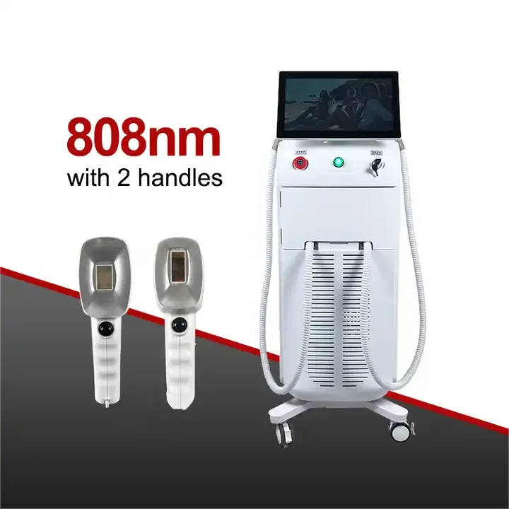 Hot Selling Product 755 808 1064 3 wavelength 808nm diode laser bars stacks diodo 2 in 1 vertical laser for hair removal