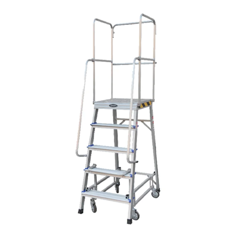 Промышленный элеватор из алюминиевого сплава с подъемными колесами подвесная платформа для складов и мастерских