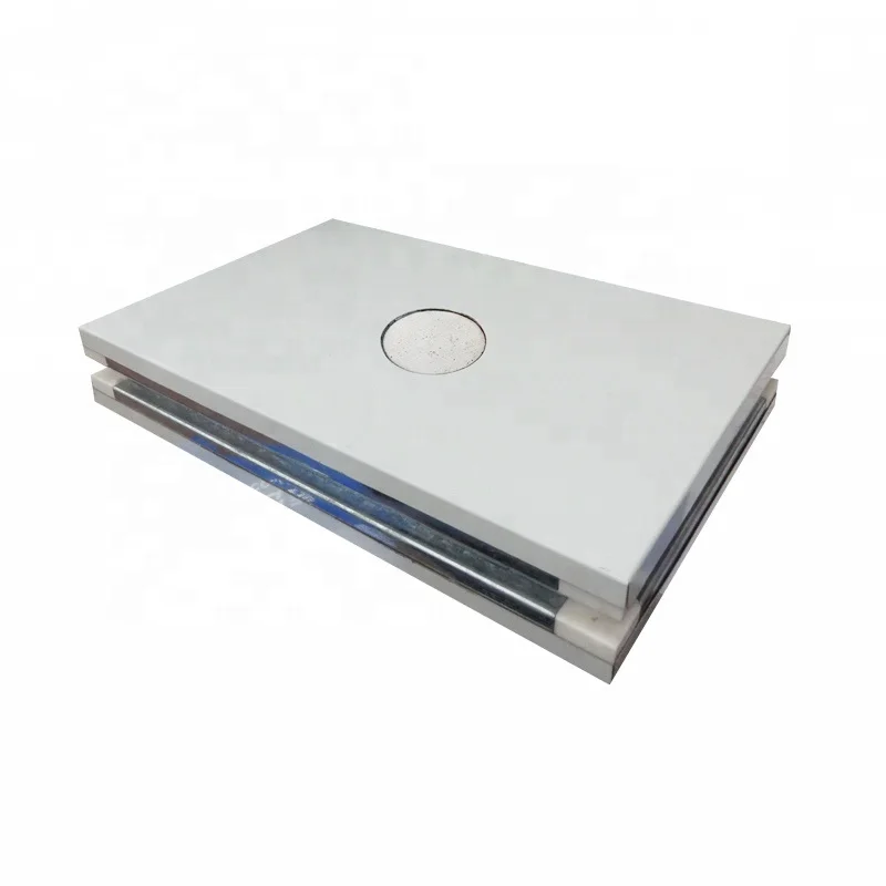 Rock wool sandwich panel coated steel panels for clean room construction