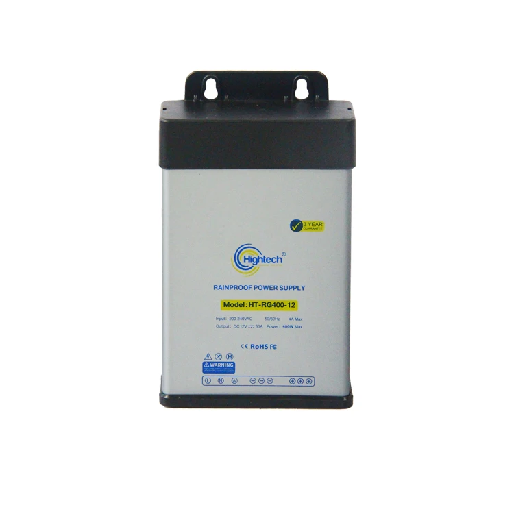 Rainproof Led Power Supply 12v  400W 300w 200w  120w 60wLed Driver for Outdoor Led Lighting
