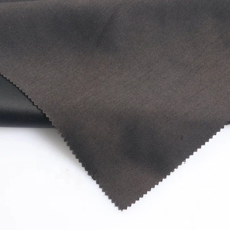 
Comfortable and shiny regenerated satin double-strand bed cover eye mask fabric 