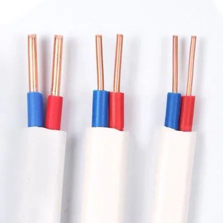 Factory twin Pvc Insulated Wire 2  3Core 0.75mm 1mm 1.5mm 2.5mm 4mm 6mm 10mm flat Power cord electric wire cable