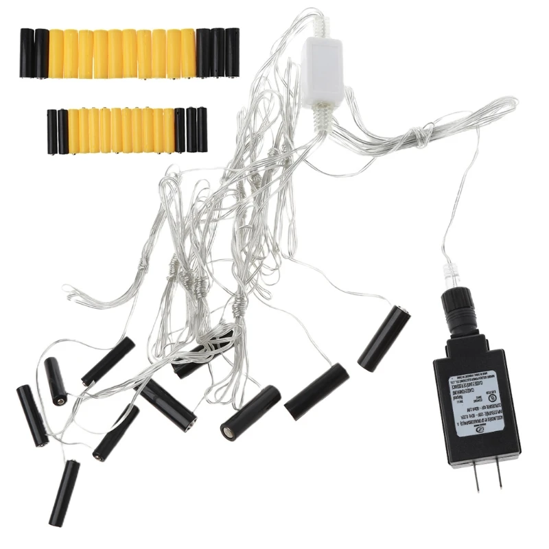 10in1 5AA+5AAA Battery Power Supply Adapter For Led Light Replace AA AAA Battery Eliminator Adapters