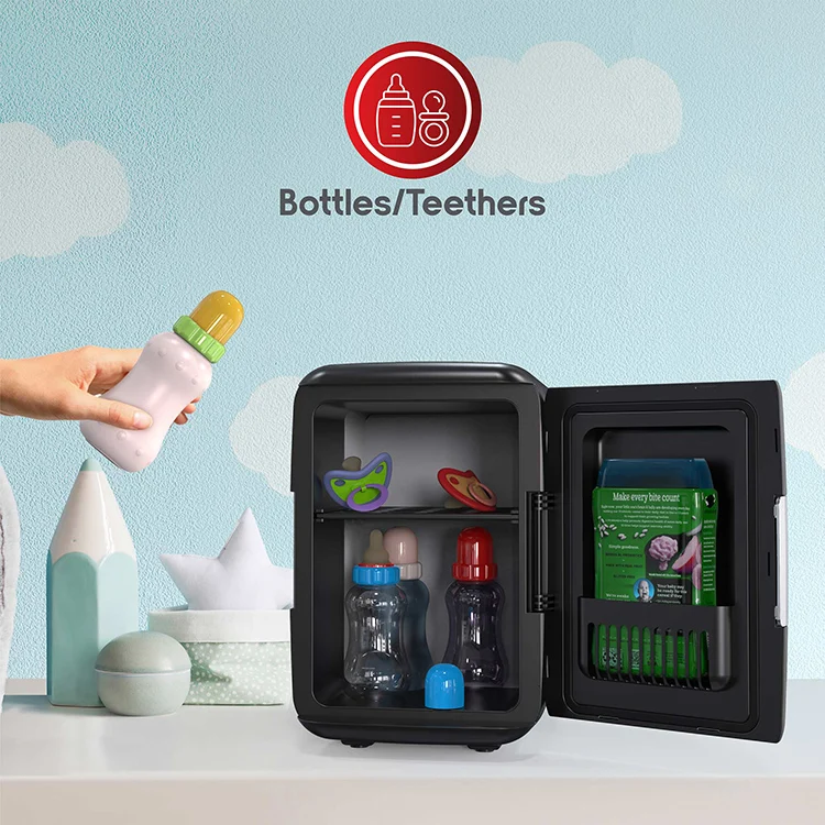 Portable Mini 4l Truck Car Fridge Freezer Cooler Warmer Camping Refrigerator Home Chocolate Fridge With Dispenser